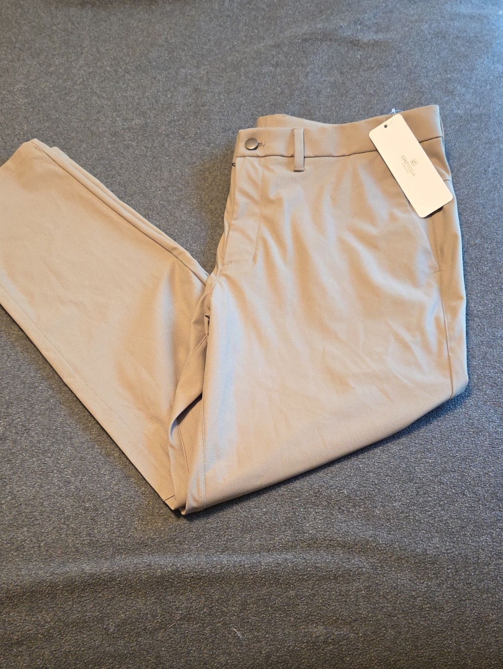 CRZ YOGA NWT Men's Light Khaki Stretch Chino Golf Pants